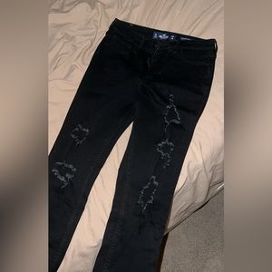 Hollister Black Distressed Jean